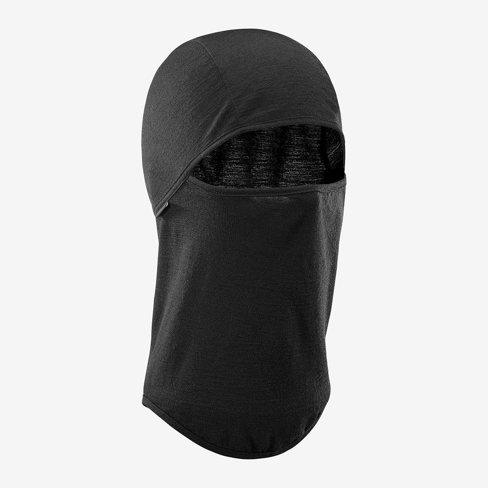 Salomon Singapore Mens Headwear - BALACLAVA Black | 86570-URKL